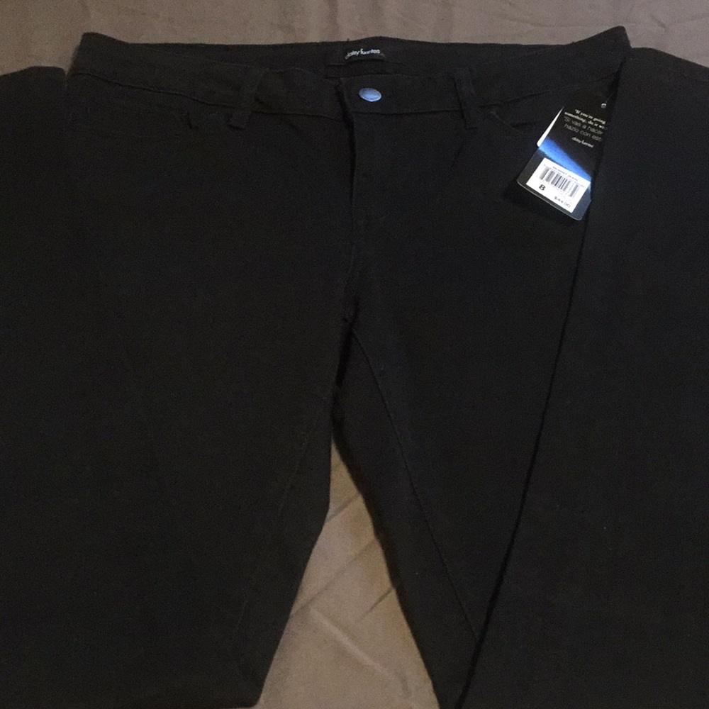 Daisy Fuentes black jeans size 8
